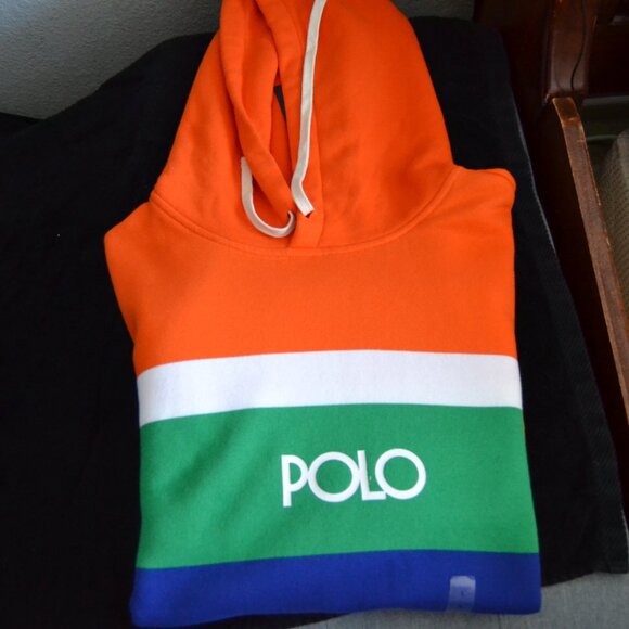 POLO RALPH LAUREN COLOR-BLOCKED DOUBLE KNITTED HOODIES - NWT $98 - Picture 7 of 8